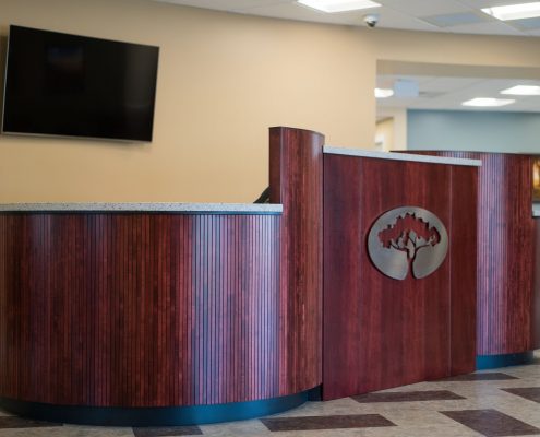 custom bank desk