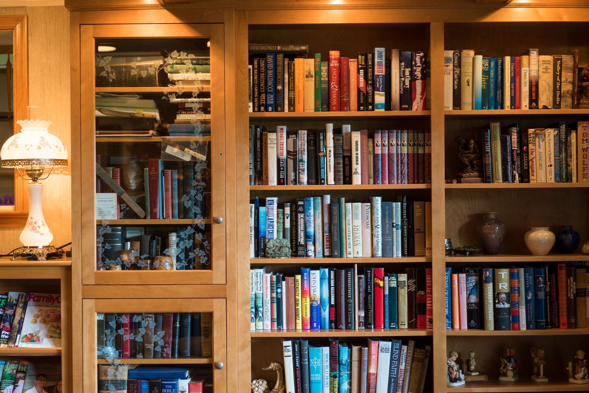 built-in bookcases