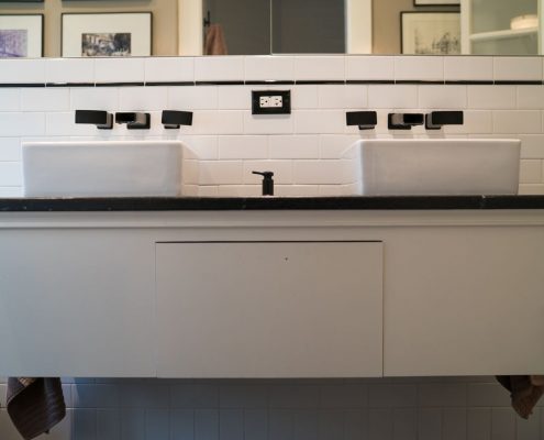 custom bathroom cabinet