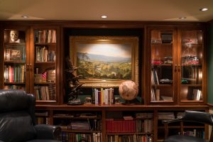 add art to your custom home office