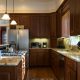 custom cherry kitchen cabinetry