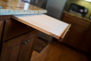 integrated cutting board