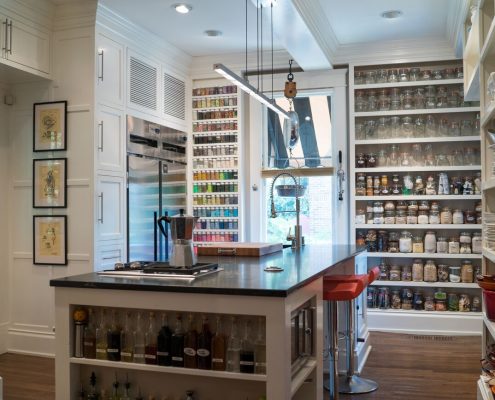 custom cabinetry in pantry