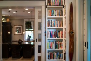 custom bookshelves in the home